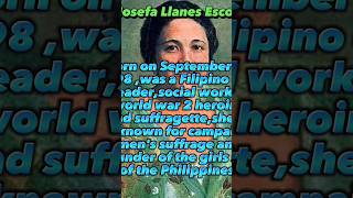 Josefa Llanes EscodaA Filipino civic leadersocial worker world war 2 [upl. by Madelaine]