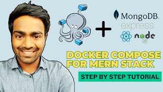 Containerizing a MERN Stack Application and Deploying using Docker Compose  Step by Step Guide [upl. by Ecile]