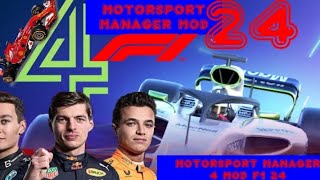 Motorsport Manager 4 Mod F1 2024Real Face amp Name Latest Mod Version Review Launch With Gameplay [upl. by Yditsahc]