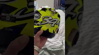 Kevin Schwantz 30th anniversary arai rx7 evo [upl. by Ramso546]