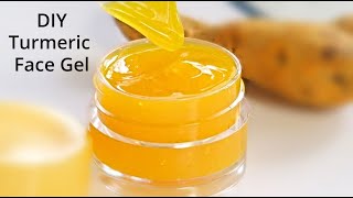 DIY Turmeric Gel for Clear Skin Glass Skin amp Remove Dark Spots  Turmeric Glow Serum for Face [upl. by Vito]