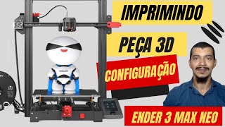 Impressora 3D  Impressão e configuração [upl. by Iahk]