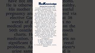 Med Knowledge nephrology question [upl. by Jenesia646]