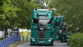 Truckshow Douai 2022  arrivées des camions  Trucks Passion  4K [upl. by Eniamat286]