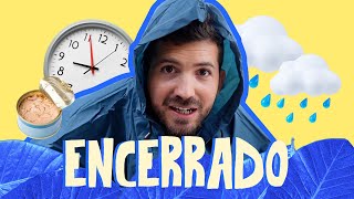 ENCERRADO 48h en MI TERRAZA durante UN TEMPORAL  Kikillo [upl. by Liemaj]