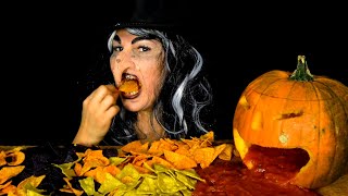 ASMR Halloween Hexe Essensgeräusche [upl. by Lak71]