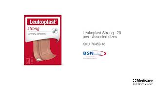 Leukoplast Strong 20 pcs Assorted sizes 76459 16 [upl. by Blossom]