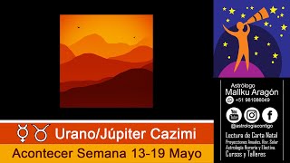 Urano y Júpiter Cazimi Acontecer Astral 13 al 19 Mayo [upl. by Almallah756]