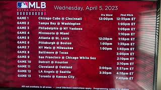 MLB Extra Innings music April 5 2023 [upl. by Meehyrb920]