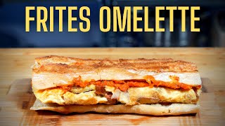 SANDWICH FRITES OMELETTE V6 BITURBO  FOOD IS LOVE [upl. by Nafri]