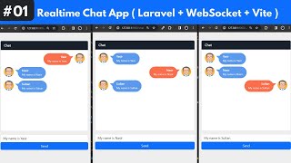 Realtime Laravel Chat App using WebSocket amp Vite  WebSocket Tutorials in Hindi  Urdu  tut1 [upl. by Warfeld]