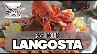 La forma CORRECTA de COMER LANGOSTA🦐 [upl. by Nylirehc]