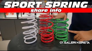 Type of SPORT SPRING by Mr Absorber [upl. by Gurias]