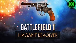 Battlefield 1 Nagant Revolver Review Guide  New BF1 DLC Weapons  BF1 PS4 Pro Gameplay [upl. by Cutlip]