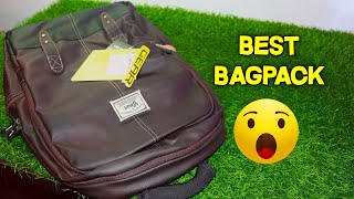 Gear Classic Anti Theft Faux Leather Bag  Unboxing  Water Proof Laptop Bag [upl. by Ennasil61]