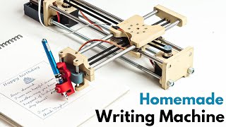 How to Make Homework Writing Machine at Home  Science Project [upl. by Ennovihs]