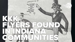 Ku Klux Klan flyers found urging deportation in northern Indiana communities [upl. by Able]