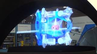 Large Sized Dual 3D Hologram Projector with Interactive Touch Pad [upl. by Beaudoin]