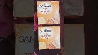 Santoor Chandan Abhyang Glow Soap review soapLuxury soap ytshorts viralvideo diwalispecial [upl. by Meeki]