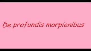 de profundis morpionibus [upl. by Eisinger]