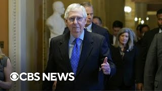 Senator Mitch McConnell wins reelection for Senate minority leader [upl. by Besse828]