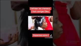 DÉFRISER LES CHEVEUX C’EST CORRIGER DIEU [upl. by Eta]