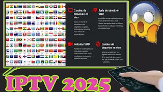 MEJOR IPTV 2025 LISTA M3U PREMIUM LATINA SIN RESTRICCIONES [upl. by Lainad701]