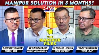 MANIPUR SOLUTION IN 3 MONTHSquot on quotTHE MANIPUR FILESquot 210624 LIVE [upl. by Yurik]