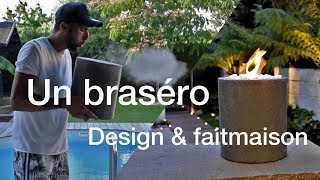 Un Braséro design fait maison pour 40 euros  Rejoins moi sur Snapatmossvert [upl. by Claribel865]