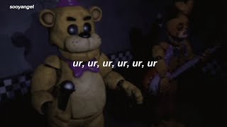 ojo lero Freddy Fazbear LetraLyrics [upl. by Dickie835]