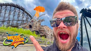 We Rode the CRAZIEST Roller Coasters at HEIDE PARK in Germany [upl. by Bodi]