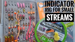 How To Tie An Indicator Rig For Small Stream Nymph Fishing [upl. by Llednor351]