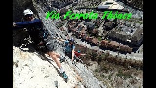 Via Ferrata la Roche à lAghate Thônes EVOLUTION [upl. by Alehs]