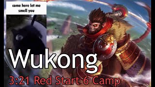 Wukong Jungle Clear Season 13  321 Red Start [upl. by Rivi]