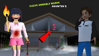 Kazue Anneble Masha 😰 Haunted  Yuta MIO  Sakura School Simulator Horror story 👺 [upl. by Nabalas]