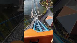 Water Coaster 33 dc rollercoaster themepark poland attraction fypシ゚viral fyp weekend park [upl. by Brinn]