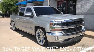 What its like with limo tint 5 on all windows How to get your tint exemption 😎 [upl. by Waechter]