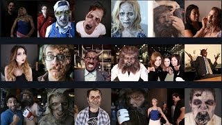 Monster Making at YouTube Space LA  Compilation for EXTRA [upl. by Raama126]