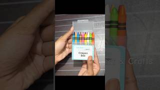 Unboxing Crayon box 🖍️ youtubeshorts aesthetic diy crayon box unboxing cute love asmr art [upl. by Thrift28]