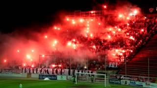 Pyroshow by Ultras Spartak [upl. by Eiroj]