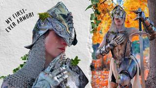 I made mossy quotSleeping Beautyquot inspired armor in 5 Days Im so tired aahh [upl. by Nerdna]