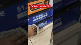 DC HOUSE LiFePO4 Batteries in da house Review 48v solar system diy solar lithium offgrid rv [upl. by Rowney912]