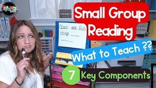 7 Small Group Reading Components Using Decodable Text [upl. by Ennirroc464]