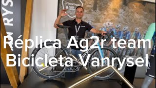 Bicicleta réplica Ag2r team Vanrysel Decathlon rcr pro ahí mano Dura ace DI2 [upl. by Knowlton]