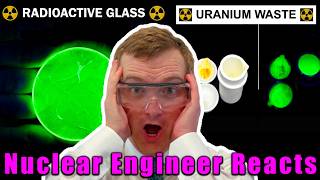 Making Uranium Glass and Waste Disposal  Nuclear Engineer Reacts to NileRedNileBlue [upl. by Chelsie]