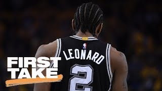 Kawhi Leonard favorite to win NBA MVP this season  First Take  ESPN [upl. by Ennayhc]