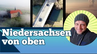 Niedersachsen von oben  1 ganzes Jahr  Jahreszeiten in Niedersachsen aus der Luft  Compilation [upl. by Airdnaxela]