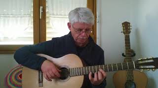 Marie Pierre et Charlemagne  Guitar Fingerstyle  Tab  Maxime Le Forestier [upl. by Brunell]