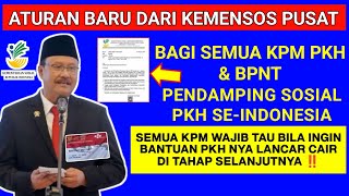 ATURAN BARU DARI KEMENSOS PUSAT BAGI SEMUA KPM PKH BPNT amp PENDAMPING SOSIAL WAJIB TAU INFO NYA ‼️ [upl. by Gnol]