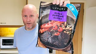 DARE I SAY A BARGAIN New Luxury BLACK PUDDING SLICES Review [upl. by Arrais]